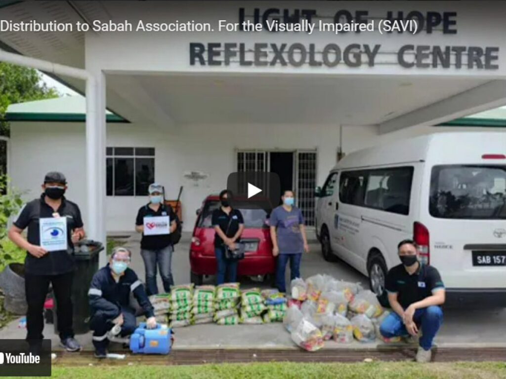 Food Distribution to Sabah Association for the Visually Impaired (SAVI)