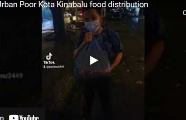 Urban Poor Kota Kinabalu food distribution in October by Paul NST